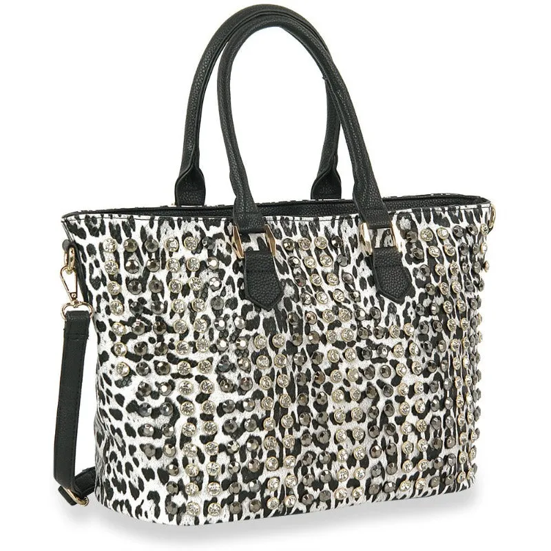 Tap In Rhinestone Tote (2 Colors)