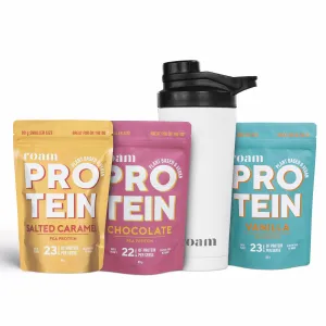 Three Protein Powder and Shaker Bundle (AU)