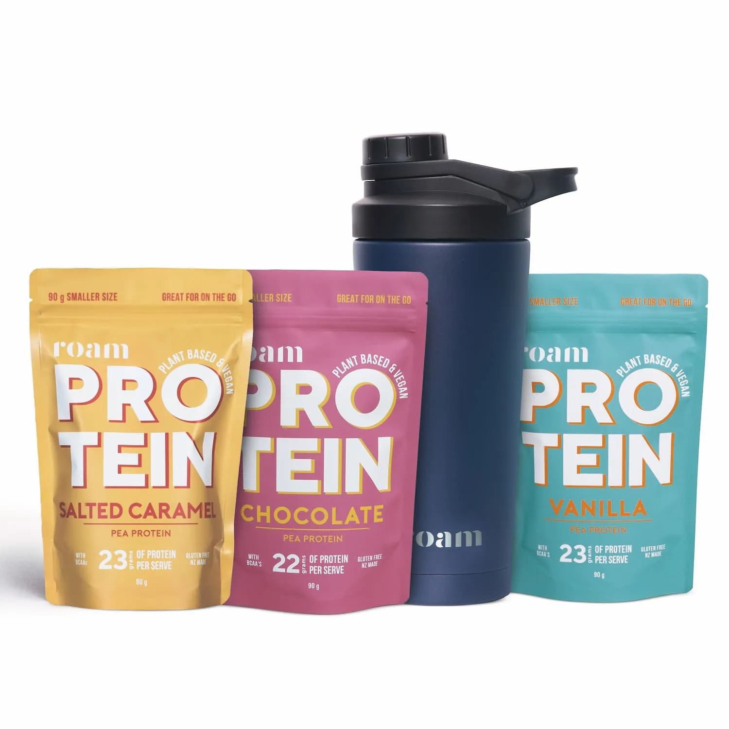 Three Protein Powder and Shaker Bundle (NZ)