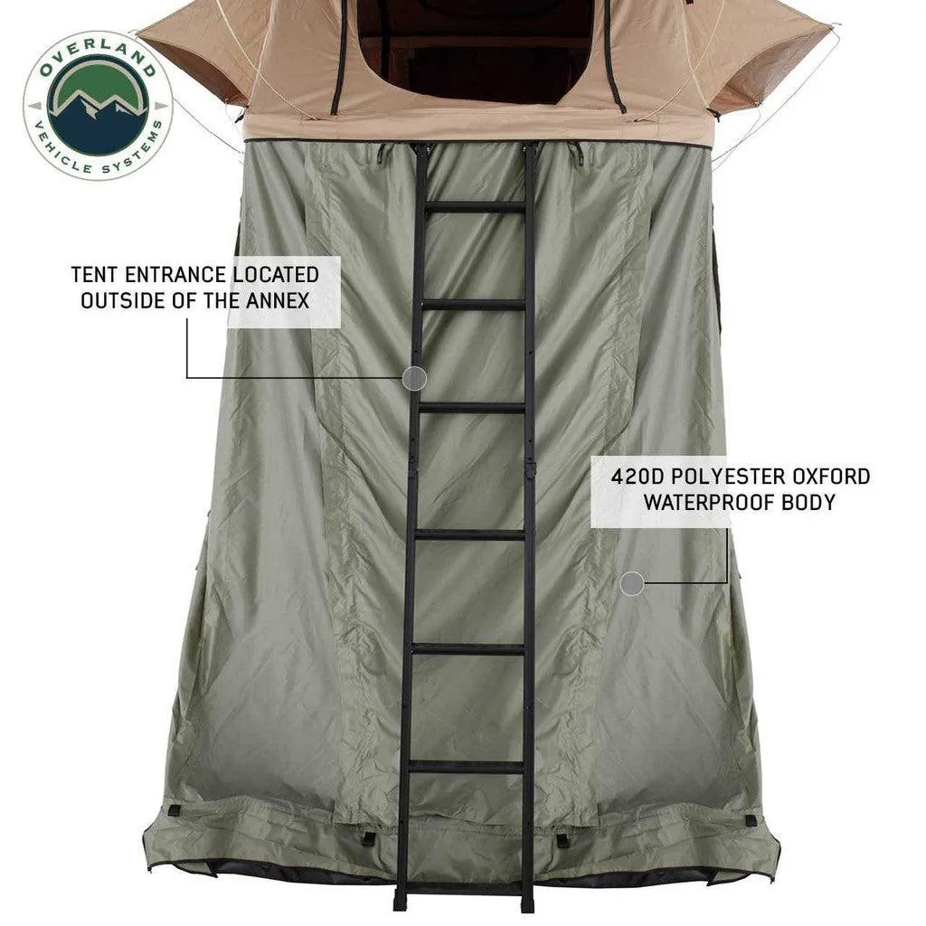 TMBK Roof Top Tent Annex Green Base With Black Floor & Travel Cover