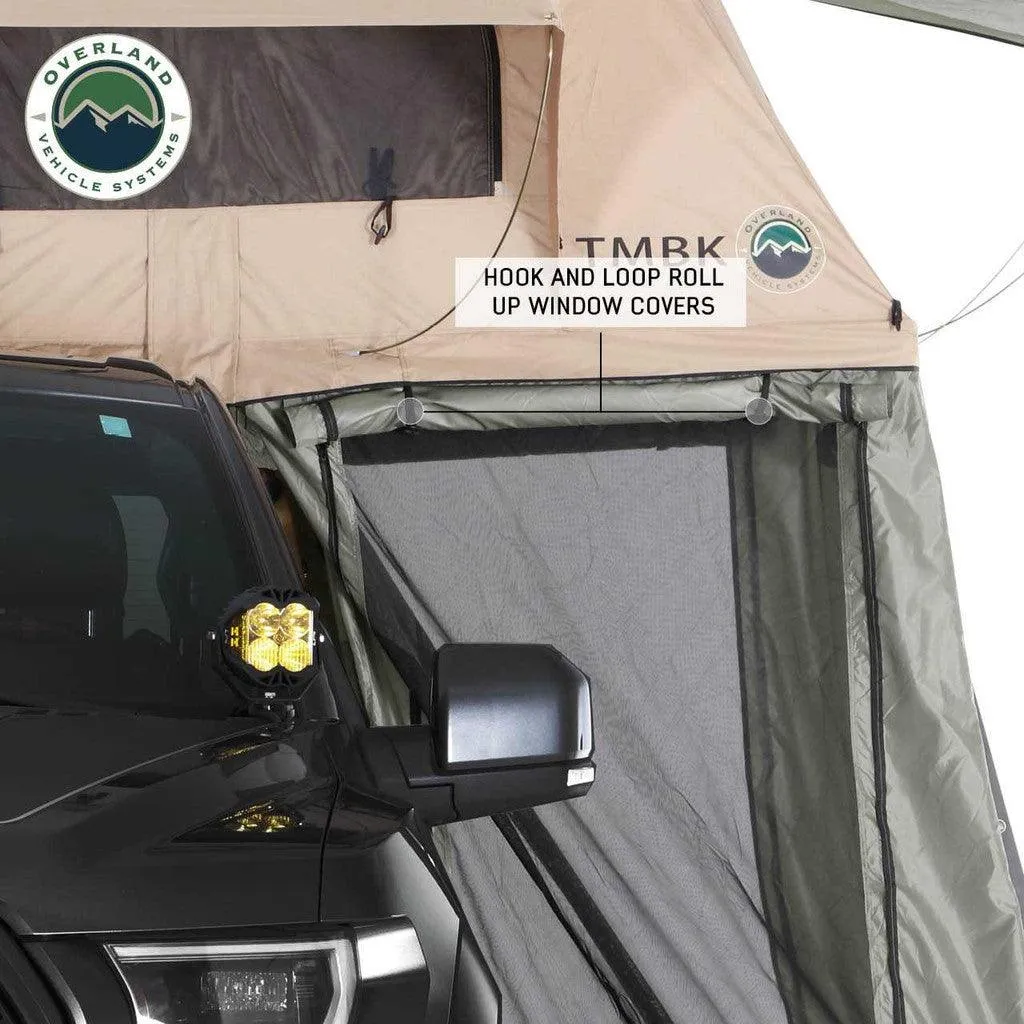 TMBK Roof Top Tent Annex Green Base With Black Floor & Travel Cover