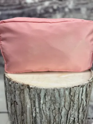 Travel Away Makeup Bag- Medium, Light Pink