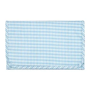 TRVL Design - Game Changer Pad - Baby Changing Pad - Baby Gift - Light Blue Gingham Check