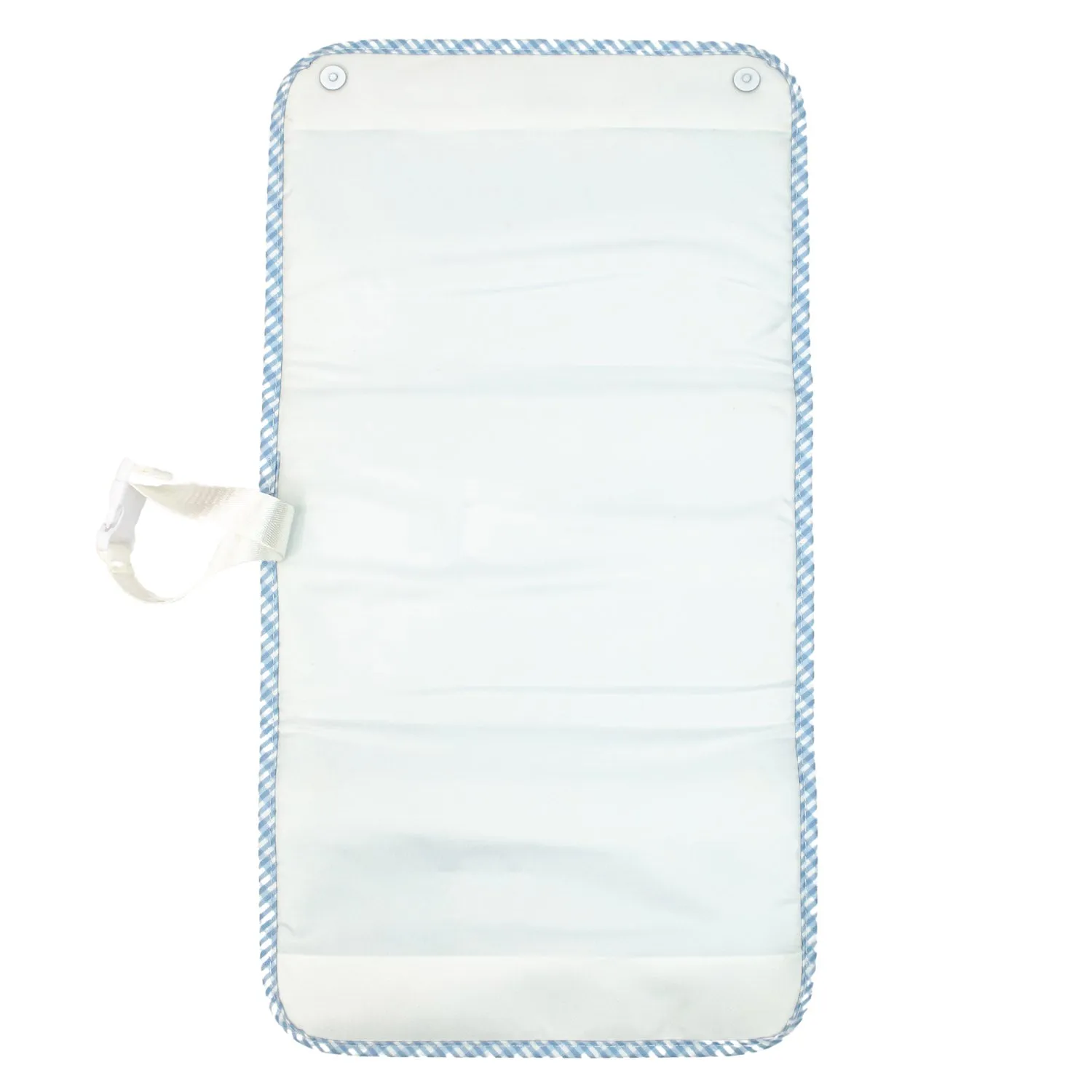 TRVL Design - Game Changer Pad - Baby Changing Pad - Baby Gift - Light Blue Gingham Check