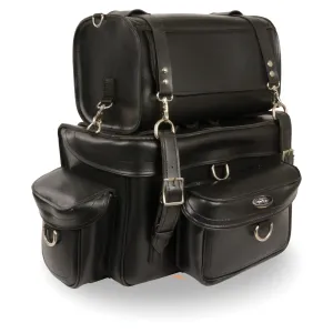 Two Piece Touring Pack Sissy Bar Bag (18X12X9)