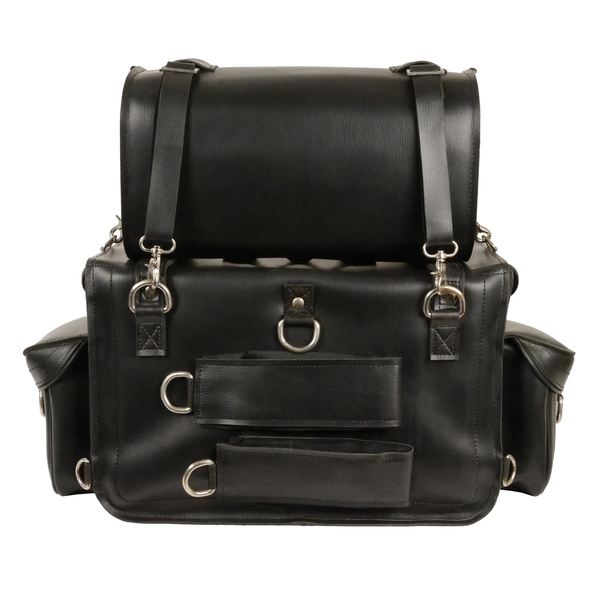 Two Piece Touring Pack Sissy Bar Bag (18X12X9)