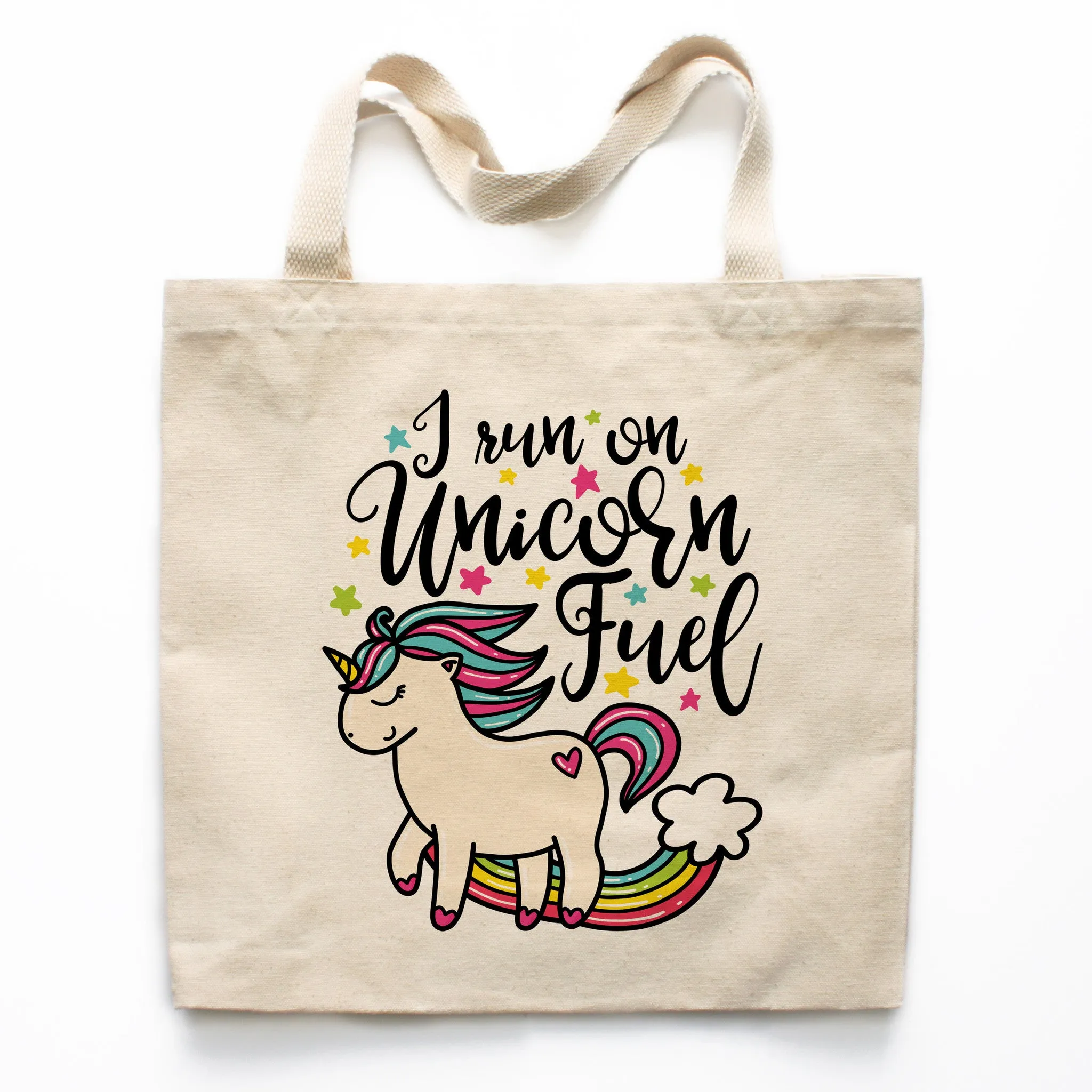 Unicorn Fuel Canvas Tote Bag