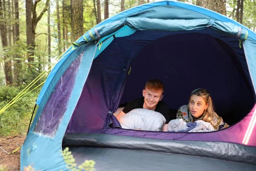 Vango "Alpha 400 CLR" 4 Person Tent (in Blue) ***SENTINAL ECO FABRIC***
