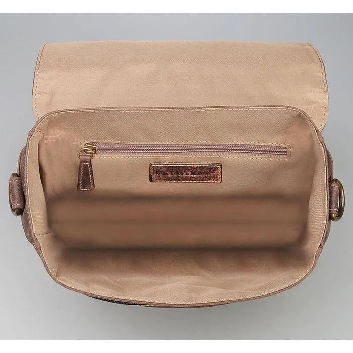 Vintage Concealed-Carry Messenger Bag