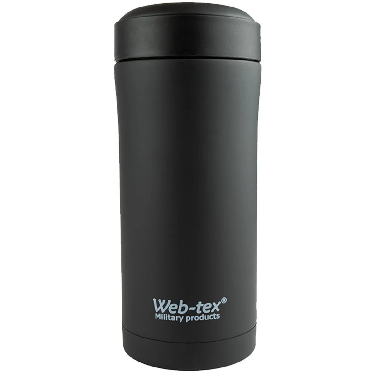 Web-Tex Ammo Pouch Flask Stainless Steel Black
