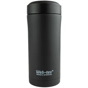 Web-Tex Ammo Pouch Flask Stainless Steel Black