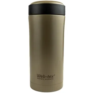 Web-Tex Ammo Pouch Flask Stainless Steel Coyote