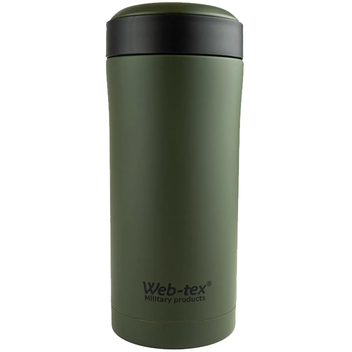 Web-Tex Ammo Pouch Flask Stainless Steel Green