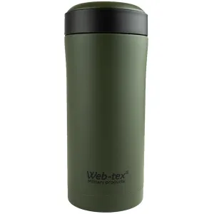 Web-Tex Ammo Pouch Flask Stainless Steel Green