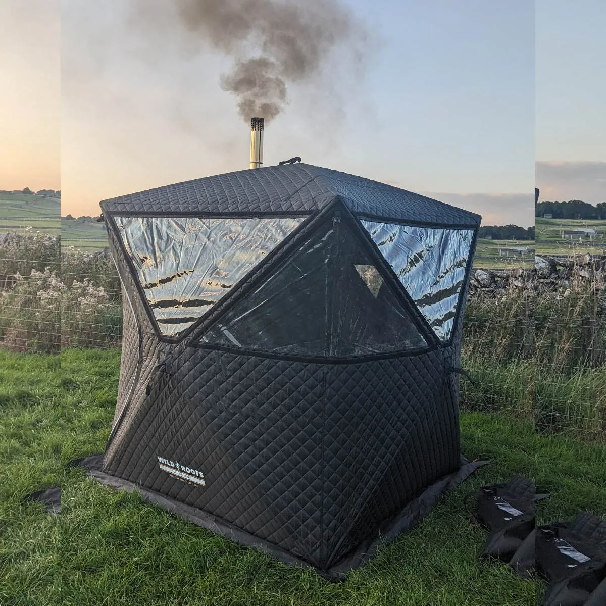 Wild Roots Thermal Hub Shelter Portable Pop Up Hot Tent