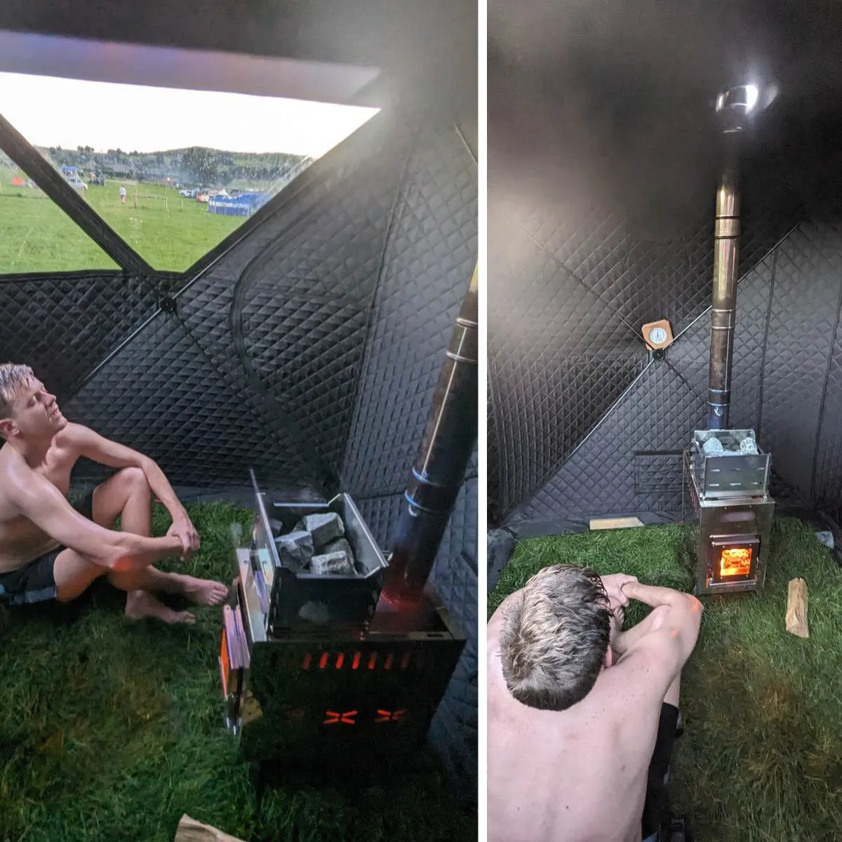 Wild Roots Thermal Hub Shelter Portable Pop Up Hot Tent