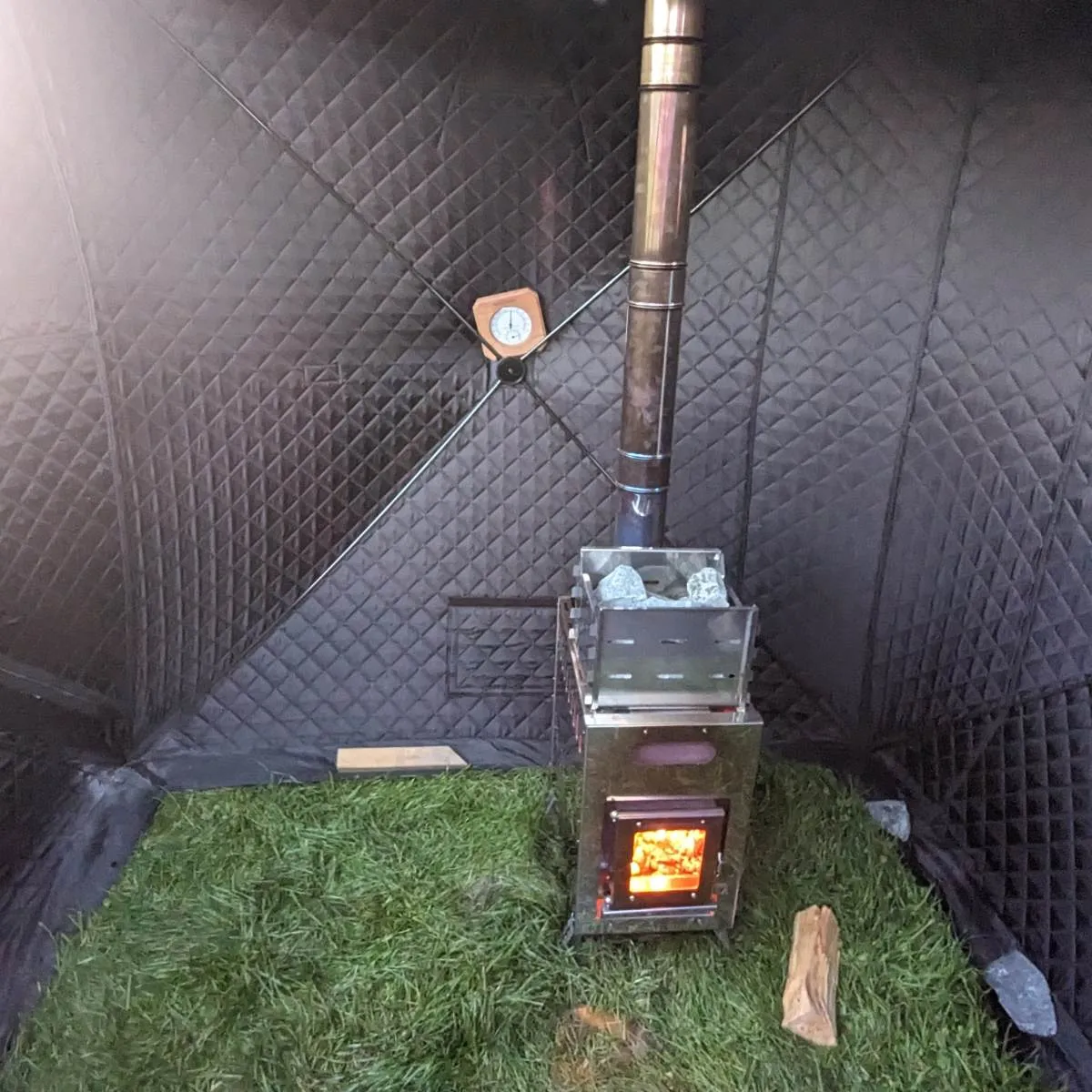 Wild Roots Thermal Hub Shelter Portable Pop Up Hot Tent