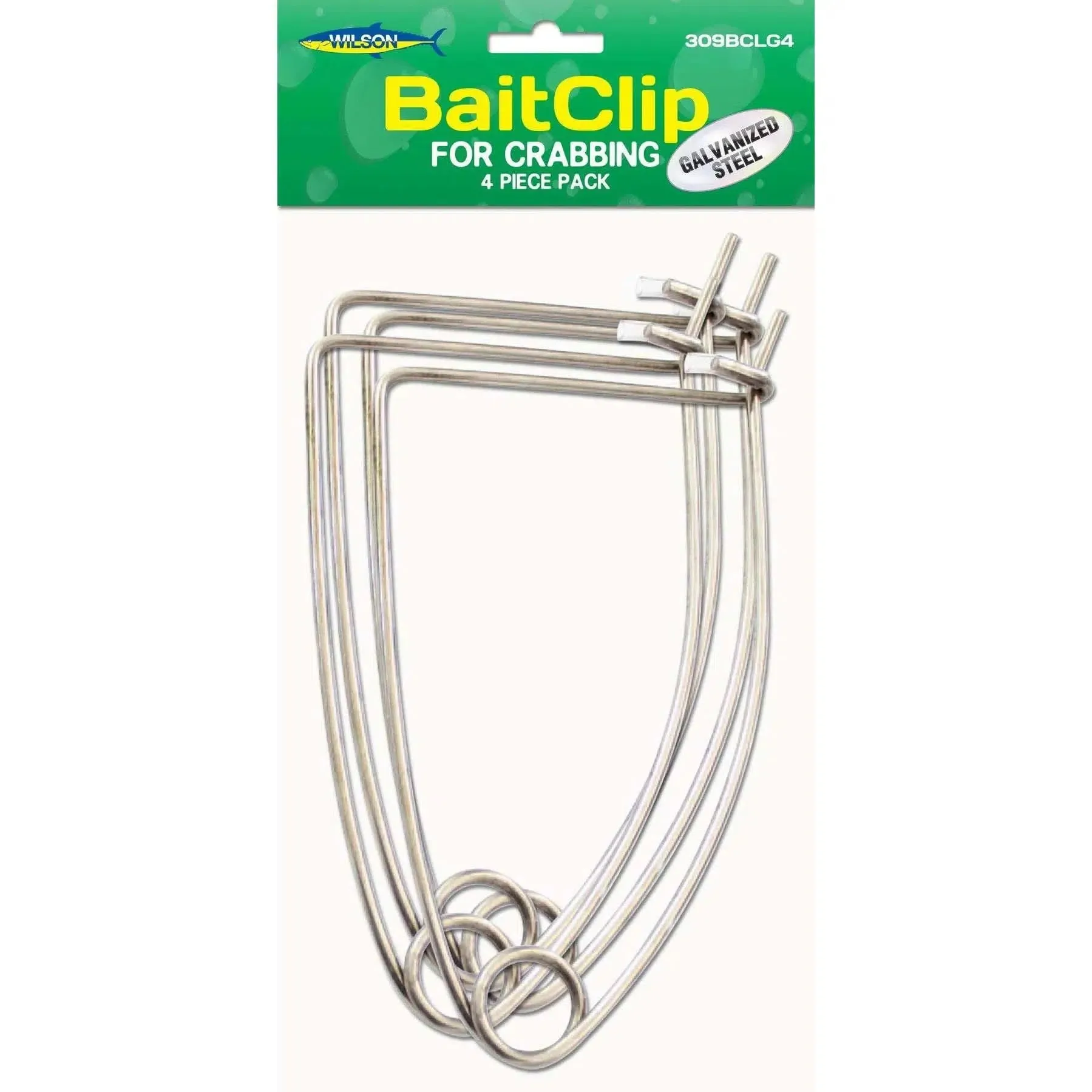 Wilson 4 pc Stainless Steel Bait Clip for Crabbing