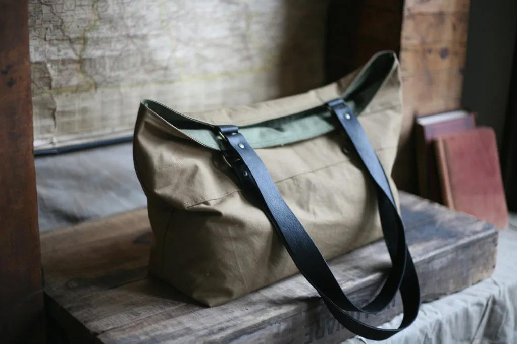 WWII era Canvas Tote Bag - SOLD