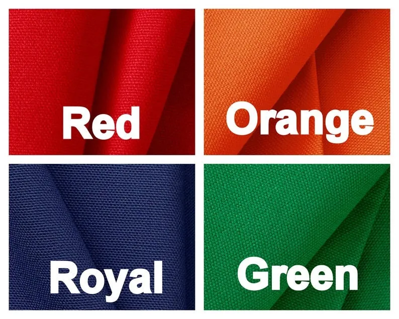 XL Colored Canvas Teepee in Three Great Sizes and 13 Great Colors